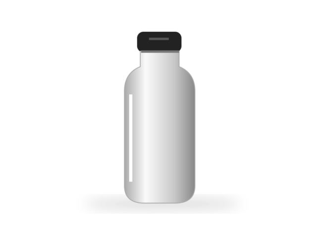 Ilustrasi contoh Botol keluli tahan karat